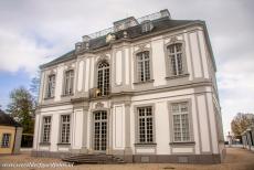 Falkenlust Castle in Brühl - Castles of Augustusburg and Falkenlust at Brühl: The Rococo hunting lodge Falkenlust Castle is well-known for its mirror cabinet and...