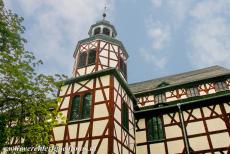 Vredeskerken in Jawor en Świdnica - Tijdens de bouw in 1654-1655 mochten protestantse kerken van de Rooms-katholieke overheid in Neder-Silezië geen toren hebben, de toren van de...