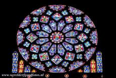 Chartres Cathedral - Chartres Cathedral is famous for its stained glass windows. The cathedral contains 176 windows which hold 5,000 images. The intense deep blue...
