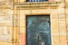 Dom van Speyer - Dom van Speyer: De deur van de St. Afrakapel. De kapel ligt aan de noordkant van de Dom. De kapel werd vernoemd naar een christelijke martelaar....