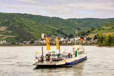 Upper Middle Rhine Valley - Upper Middle Rhine Valley: A ferry crossing the Rhine at Lorch. The Upper Middle Rhine Valley, also known as the Rhine Gorge, is...