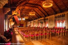 Kasteel Wartburg - Kasteel Wartburg: De rijk gedecoreerde feestzaal van de Wartburg. In deze zaal van de Wartburg werden in de middeleeuwen zangwedstrijden...