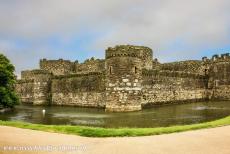 Castles of King Edward in Gwynedd - Castles and Town Walls of King Edward in Gwynedd: The outer wall of Beaumaris Castle is more than 4.5 metres thick. The...