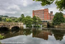 Derwent Valley Mills - The Belper North Mill is one of the Derwent Valley Mills. The original mill was founded in 1786, destroyed by fire in 1803, rebuilt in 1804....
