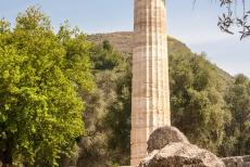 Archeologisch Olympia - Archeologisch Olympia: De ruïne van de tempel van Zeus, de tempel was het meest belangrijke gebouw in Olympia, opgedragen aan Zeus, de...
