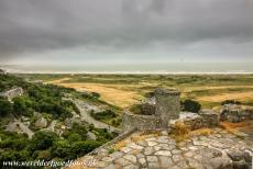 Harlech Castle - Castles and Town Walls of King Edward in Gwynedd: Harlech Castle. The watergate overlooks a fortified stairway of 127 steps that runs down to...