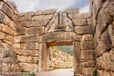 Archaeological Site of Mycenae - Archaeological Site of Mycenae: The Lion Gate was the main entrance to the fortified citadel of Mycenae. The huge gate was already...