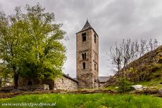 Catalan Romanesque Churches of Vall de Boí - The bell tower of the Church of Sant Joan de Boí has three storeys. The first two storeys have the typical Lombard Romanesque...