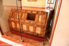 San Millan Yuso and Suso Monasteries - San Millán Yuso and Suso Monasteries: This 11th century chest was made for the relics of San Millán. It was decorated with 24...