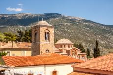 Klooster van Hosios Loukas - De klokkentoren van het klooster van Hosios Loukas, van de vier kloostertorens is er slechts één over. Tijdens WOII...