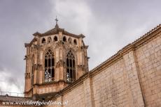 Poblet Monastery - Poblet Monastery: The octogonal tower of the monastery church was built in the Gothic style. After the monastery was damaged in the 19th...