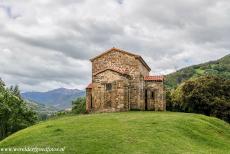 Monuments of Oviedo and Kingdom of the Asturias - Monuments of Oviedo and the Kingdom of the Asturias: The Asturian pre-Romanesque Church of Santa Cristina de Lena. The church is situated on a...