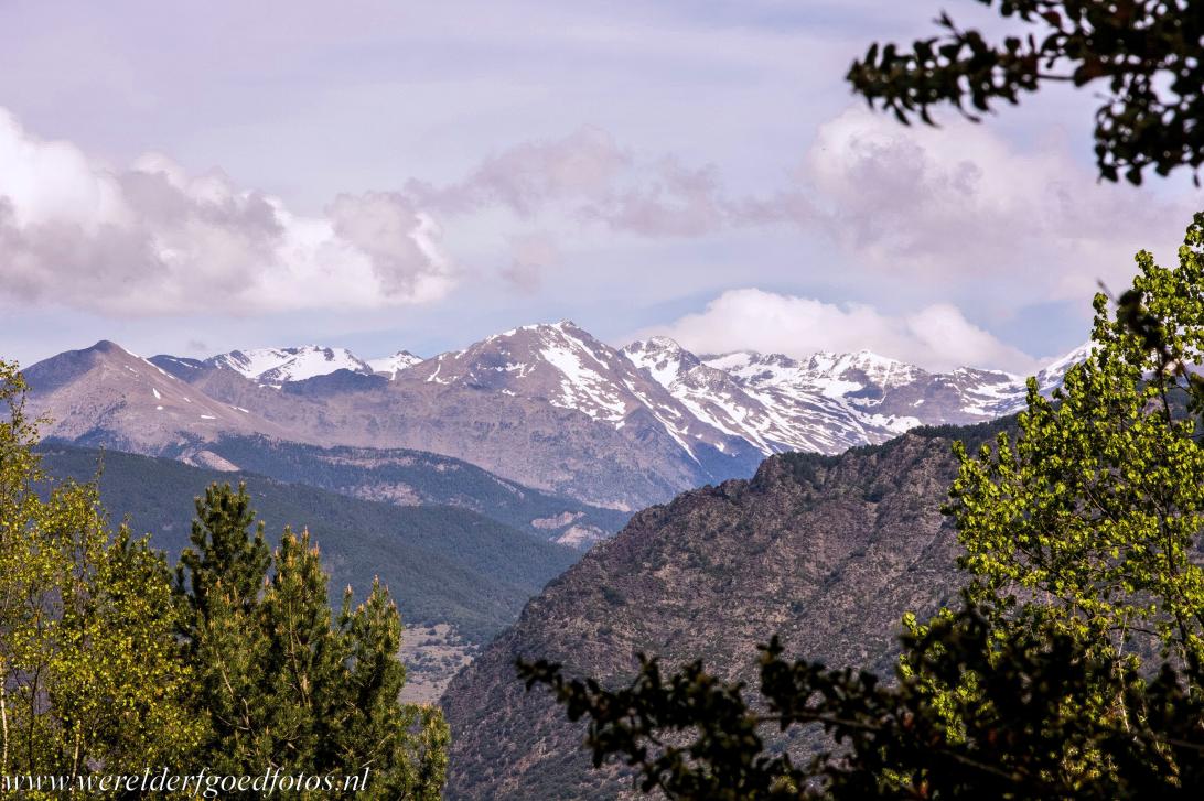 Madriu-Perafita-Claror Valley - The snow-covered peaks of the Pyrenees Mountains, viewed from the Madriu-Perafita-Claror Valley. The valley is located in Andorra, in... Madriu-Perafita-Claror Valley - The snow-covered peaks of the Pyrenees Mountains, viewed from the Madriu-Perafita-Claror Valley. The valley is located in Andorra, in...