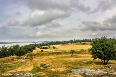 Birka and Hovgården - Birka and Hovgården: The remains of the ramparts of the hill fort of the Viking town of Birka. The security of Birka was ensured...