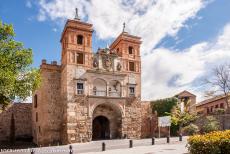 Historic City of Toledo - Historic City of Toledo: The Puerta del Cambrón, the Cambrón City Gate or Gate of the Jews. The city gate is adorned with the...