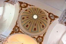 Old Town of Cáceres - Old Town of Cáceres: The decorated dome of the San Francisco Javier Church. The Jesuit church has a single nave and several small side...