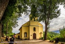 Vlkolínec - De kerk van Vlkolínec werd gebouwd in 1875. De kerk heeft een schip, een sacristie en toren. De stenen kerk geeft uiting aan de...