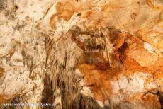 Caves of the Slovak Karst - Domica Cave - The caves of Aggtelek Karst and Slovak Karst: The coloured dripstone formations of the Domica Cave in the Slovak Karst. The Domica Cave was...