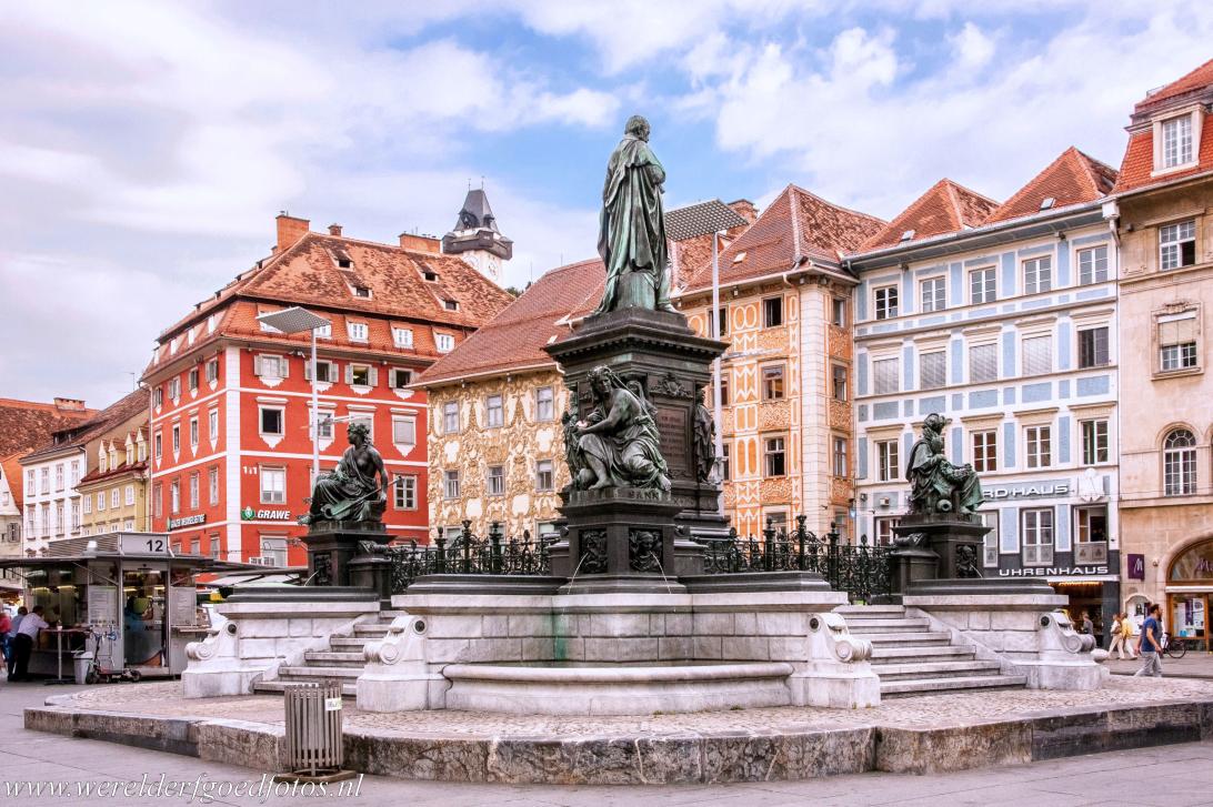 City of Graz - Historic Centre - City of Graz - Historic Centre: The Hauptplatz is the market square of Graz, it was created in the Middle Ages. The monumental Erzherzog Johann... City of Graz - Historic Centre - City of Graz - Historic Centre: The Hauptplatz is the market square of Graz, it was created in the Middle Ages. The monumental Erzherzog Johann...