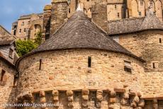 Mont Saint-Michel - Mont Saint-Michel and its Bay: One of the massive defensive towers of the fortified abbey. King Philip II of France tried to capture...
