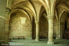 Mont Saint-Michel - Mont Saint-Michel and its Bay: The Salle des Chevaliers is the Room of the Knights and was the scriptorium of the abbey. About...