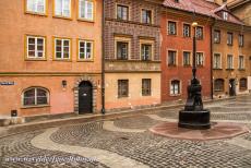 Historisch centrum van Warschau - Historisch centrum van Warschau: De Ulica Szeroki Dunaj straat in Warschau lijkt meer op een klein plein, dan op een straat. De naam van de straat...