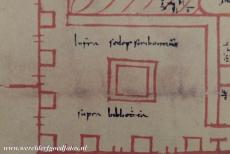 Abdij van Sankt Gallen - Abdij van Sankt Gallen: Een detail van het Kloosterplan van Sankt Gallen. Het kloosterplan is een vroeg middeleeuwse tekening op perkament....