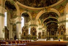 Abdij van Sankt Gallen - Abdij van Sankt Gallen: De imposante kathedraal van Sankt Gallen is gedecoreerd in de late barokstijl, de kathedraal wordt...