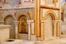 Abdijkerk van Saint-Savin-sur-Gartempe - Abdijkerk van Saint-Savin-sur-Gartempe: Het koor van de abdijkerk is verfaaid met 11de eeuwse muurschilderingen van heiligen. De...