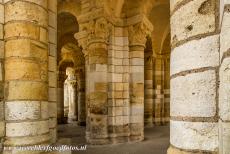 Loire Valley - Loire Valley between Sully-sur-Loire en Chalonnes: The main entrance of the Fleury Abbey. The columned entrance with its sculpted capitals is...