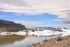 Nationaal Park Vatnajökull - Nationaal Park Vatnajökull - dynamisch natuurgebied van vuur en ijs: De Fjallsjökull gletsjer en het gletsjermeer...