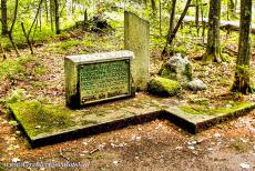 Białowieża Forest - Białowieża National Park: The graves of WWII victims. These victims were murdered by the Nazi Gestapo. the graves can be seen in...