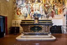 Historisch centrum van Urbino - Het historisch centrum van Urbino: Het Oratorio di San Giovanni, het oratorium van de Heilige Johannes de Doper, is gedecoreerd met 15de eeuwse...