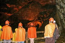 Great Copper Mountain in Falun - Mining Area of the Great Copper Mountain in Falun: The Creutz Schakt, the Creutz Shaft, is a 208 metres deep pit shaft. The...