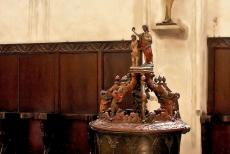 Medieval Town of Toruń - Medieval Town of Toruń: The baptismal font in the Church of  St. John the Baptist and St. John the Evangelist was used for baptizing...