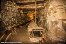 Engelsberg Ironworks - Engelsberg Ironworks: The tapping runnel of the blast furnace. The Engelsberg Ironworks is preserved as it looked after the last...