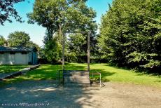 Auschwitz - Birkenau - Auschwitz - Birkenau German Nazi Concentration and Extermination Camp (1940-1945): The gallows where the camp commandant Rudolf Höss was...