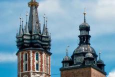 Historisch centrum van Kraków - Historisch centrum van Kraków: Vanaf de toren van de Mariakerk klinkt ieder uur de Hejnał, het trompetsignaal. De Hejnal dateert uit...