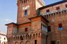 Ferrara, City of the Renaissance - Ferrara, City of the Renaissance, and its Po Delta: The imposing Lion's Tower is the watchtower of the Estense Castle. The...