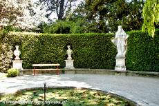Botanische Tuin van Padua - De Fontein der Vier Seizoenen in de Botanische Tuin (Orto Botanico) van Padua. De Italiaanse architect Andrea Moroni was betrokken bij de aanleg...