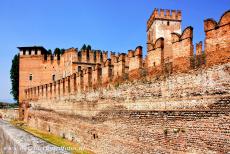 De stad Verona - De stad Verona kwam in de 13de en 14de eeuw tot grote bloei onder het bewind van de adelijke familie Scaliger. Kasteel...