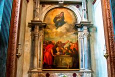 De stad Verona - De stad Verona: De Cappella Nichesola is een van de drie kapellen van de Dom van Verona. In de kapel hangt een schilderij van...