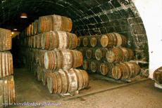 Historic Centre of Porto - Historic Centre of Porto: Numerous port barrels in one of the wine cellars. Porto is famous for the production of port wine. There are numerous...