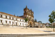 Monastery of Alcobaça - The façade of the Monastery of Alcobaça. The Monastery of Alcobaça was founded by Afonso Henriques, the first Portuguese...