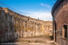 Defence Line of Amsterdam-Fort along the Pampus - Defence Line of Amsterdam: The dry moat between the outer and inner fort of the Fort along the Pampus. The Dutch army was fully mobilized during...