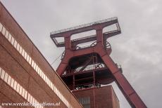 Kolenmijn en industriecomplex Zeche Zollverein - Kolenmijn en industriecomplex Zeche Zollverein in Essen: Schachttoren 12 wordt beschouwd als het visitekaartje van Zeche Zollverein en een...