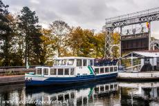 De vier scheepsliften in het Canal du Centre - De vier scheepsliften in het Canal du Centre: Lift nummer 2 bij Houdeng-Aimeries. Er kunnen in iedere scheepslift twee boten. De...