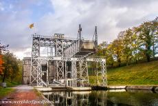 The Four Lifts on the Canal du Centre - The Four Lifts on the Canal du Centre and their Environs, La Louvière and Le Roeulx (Hainaut): Boat lift no. 1 at Houdeng-Goegnies was...