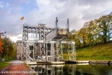 De vier scheepsliften in het Canal du Centre - De vier scheepsliften in het Canal du Centre (Centrumkanaal): Scheepslift nummer 1 bij het dorp Houdeng-Goegnies werd gebouwd in 1888...