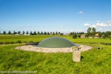 Droogmakerij de Beemster (Beemster Polder) - De geschutskoepel van Fort Spijkerboor, het fort ligt in de Beemsterpolder. Fort Spijkerboor is het grootste fort van de Stelling van Amsterdam....